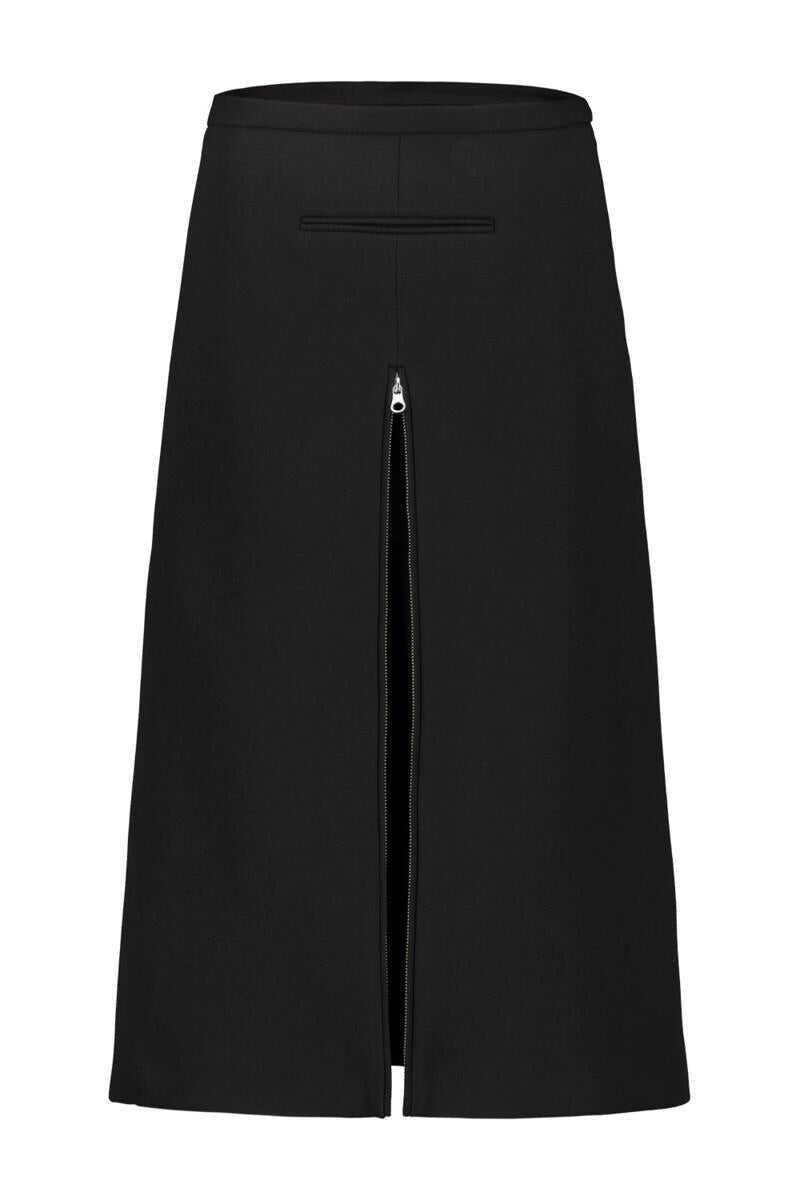 Fuste COURRGES Courrges Skirt Zipped Heritage Crepe Clothing Black Femei (BM 16174779) 1