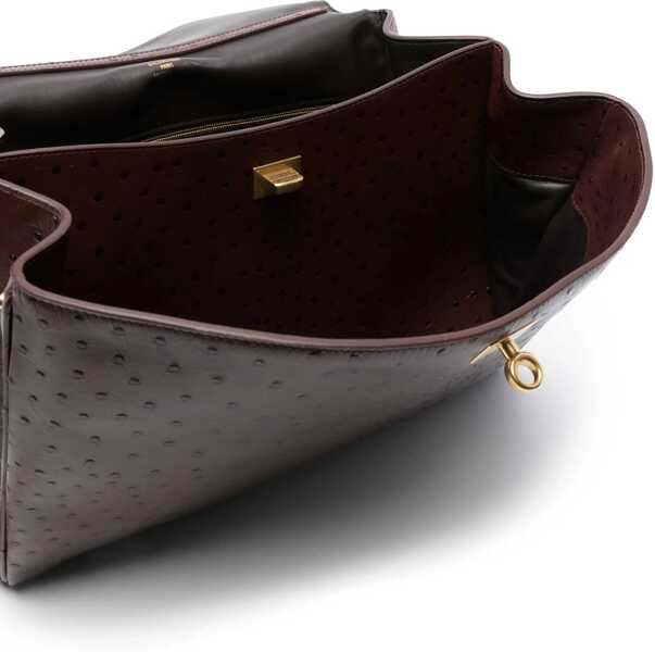 Genti de mana Balenciaga Rodeo Medium Shoulder Bag CHOCOLATE Femei (BM 16183137) 5