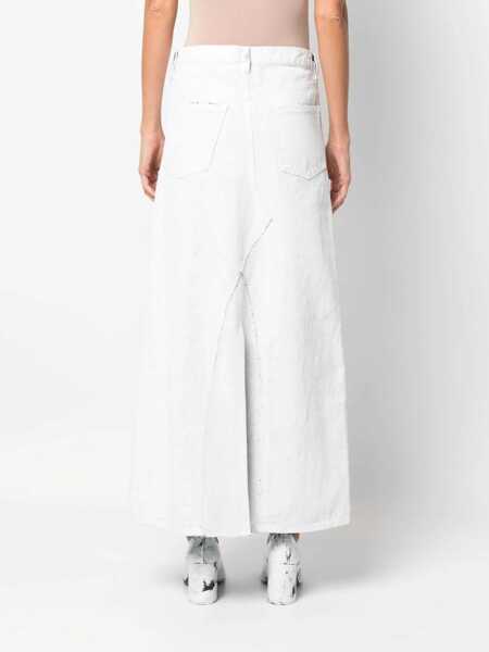 Fuste casual Maison Margiela Midi Skirt WHITE Femei (BM 16183533) 4