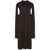 HELMUT LANG Air Turtleneck Dress DARK BROWN