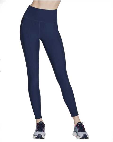 Colanti fitness SKECHERS GO Flex Rib Fl HW Legging Navy Femei (BM 16184043) 1
