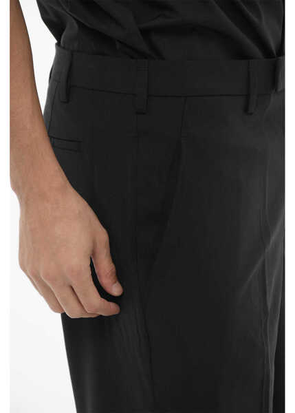 Pantaloni casual Neil Barrett Low-Rise Slim Fit Pants Black Barbati (BM 16184253) 3
