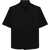 Neil Barrett Short Sleeved Loose Fit Shirt With Double Breast Pocket Black