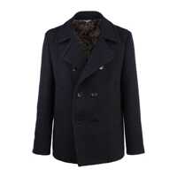 Geci Etro Peacoat In Blue Wool Barbati