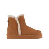 Bocanci Panchic Bootie Suede Shearling Shoes Femei