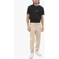 Pantaloni casual Neil Barrett pentru Barbati - Pantaloni casual Neil Barrett Regular Fit Slim Fit Pants With Belt Loops Beige Barbati (BM 16192635) - B-mall.ro