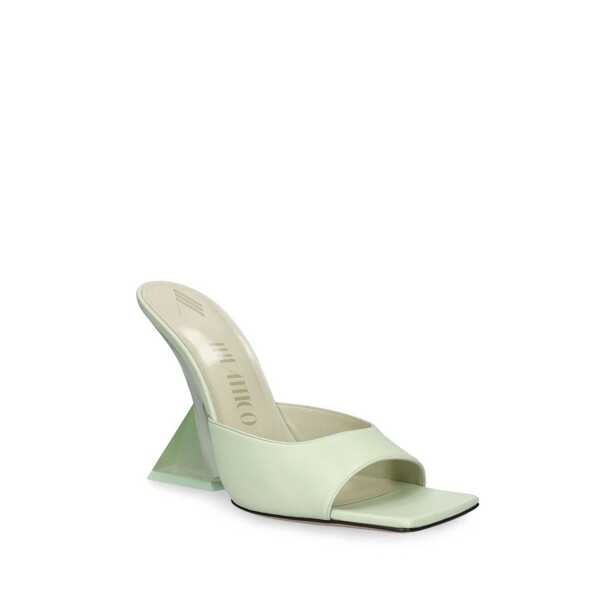 Sandale THE ATTICO The Attico Cheope 105 Leather Sandals Green Femei (BM 16193250) 2
