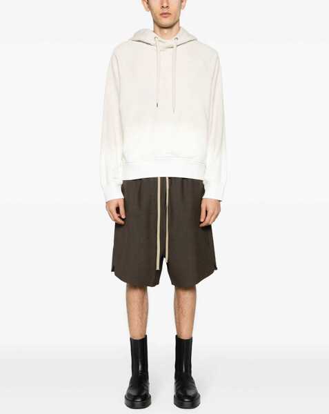 Bluze de trening Neil Barrett Brushed Cotton Hoodie Beige Barbati (BM 16193841) 2