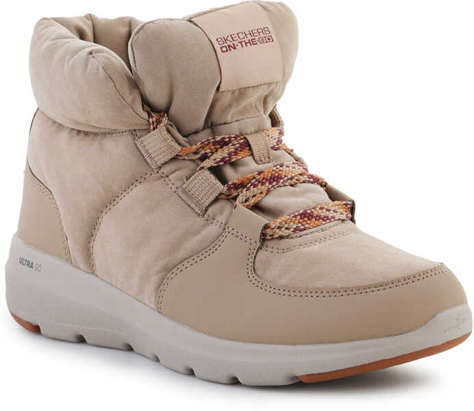 Cizme de iarna SKECHERS Glacial Ultra - Trend Up Beige Femei (BM 16194651) 1