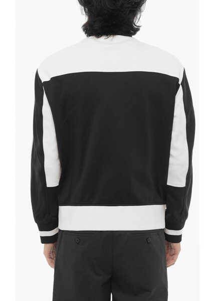 Bluze de trening Neil Barrett Two-Tone Sport Modernist Sweatshirt With Zip Black & White Barbati (BM 16194894) 2