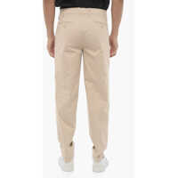 Pantaloni casual Neil Barrett pentru Barbati - Pantaloni casual Neil Barrett Solid Color Slim Fit Chino Pants Beige Barbati (BM 16194897) - B-mall.ro