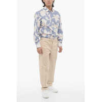 Pantaloni casual Neil Barrett pentru Barbati - Pantaloni casual Neil Barrett Low-Wait Slim Fit Pants With Belt Loops Beige Barbati (BM 16194900) - B-mall.ro