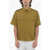 Neil Barrett Short Sleeved Loose Fit Shirt With Double Breast Pocket Green
