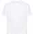 Neil Barrett Solid Color Easy Fit Crew-Neck T-Shirt White