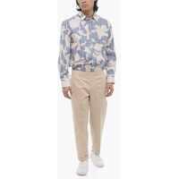 Pantaloni casual Neil Barrett pentru Barbati - Pantaloni casual Neil Barrett Low-Wait Slim Fit Rem Pants With Drawstring Waist Beige Barbati (BM 16195098) - B-mall.ro