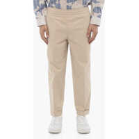 Pantaloni casual Low-Wait Slim Fit Rem Pants With Drawstring Waist Barbati