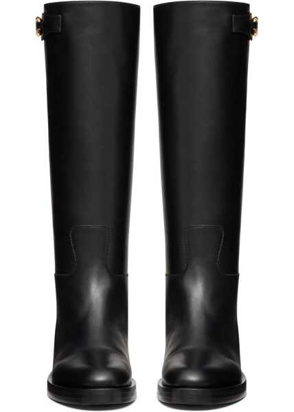 Incaltaminte Valentino Garavani Vlogo The Bold Edition Boots BLACK Femei (BM 16195380) 4