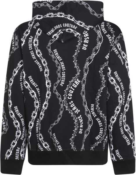 Bluze de trening Versace Jeans Couture Chain Couture Sweatshirt BLACK Barbati (BM 16195482) 2