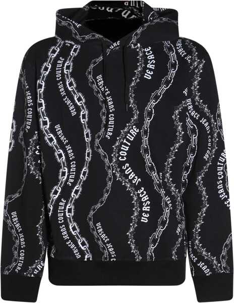 Bluze de trening Versace Jeans Couture Chain Couture Sweatshirt BLACK Barbati (BM 16195482) 1