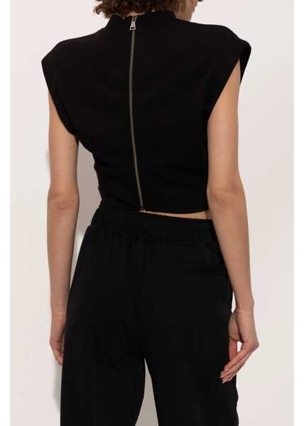 Bluze Versace Jeans Couture Tops With Logo BLACK Femei (BM 16195578) 4