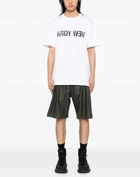 Tricouri HELMUT LANG T-Shirt With Logo WHITE Barbati (BM 16195740) 2