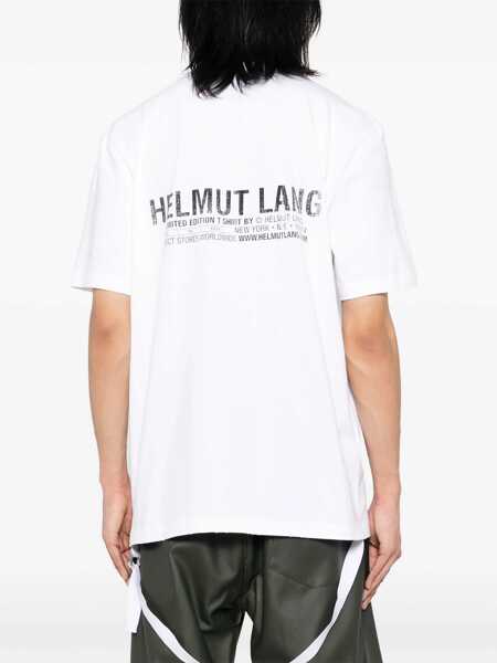 Tricouri HELMUT LANG T-Shirt With Logo WHITE Barbati (BM 16195740) 3