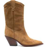 Botine Suede Santa Clara Western Boots Femei