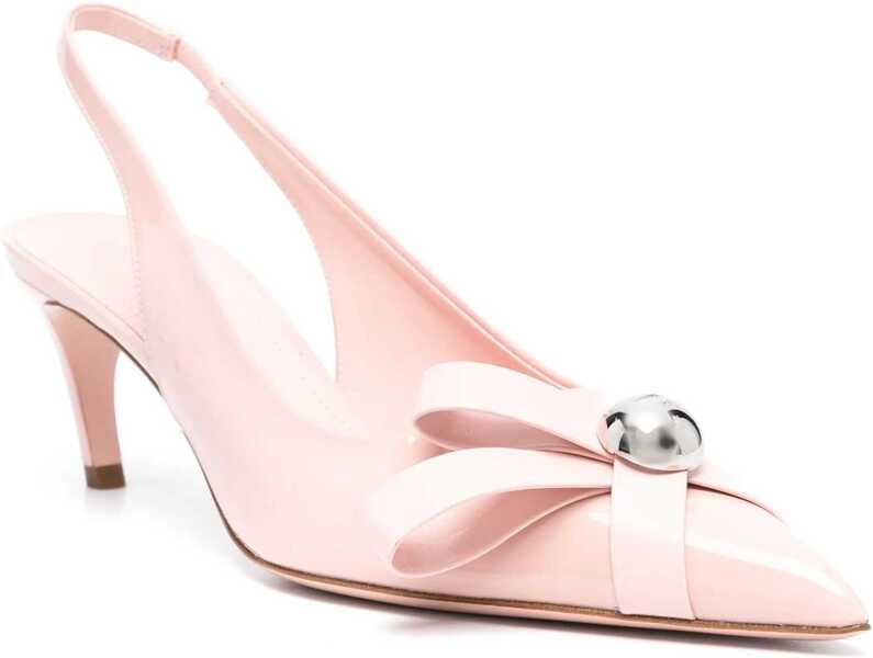 Pantofi stiletto Salvatore Ferragamo Patent Leather Brilda Slingback Pumps With Point Toe 5,5Cm Pink Femei (BM 16196091) 2