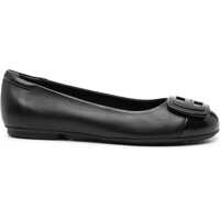 Balerini casual Leather Ballet Flats With Maxi Plaque Femei