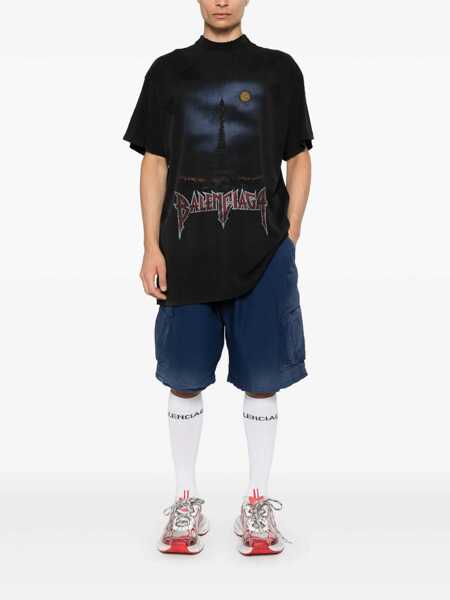 Pantaloni Balenciaga Balenciaga Shorts BLUE Barbati (BM 16198233) 2