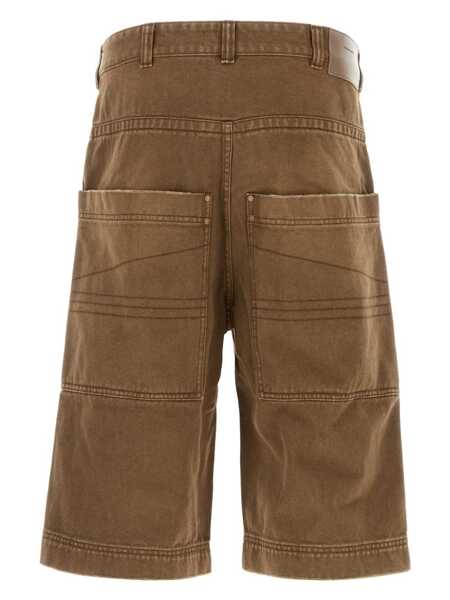 Pantaloni ENTIRE STUDIOS Entire Studios Bermuda BROWN Barbati (BM 16201044) 2