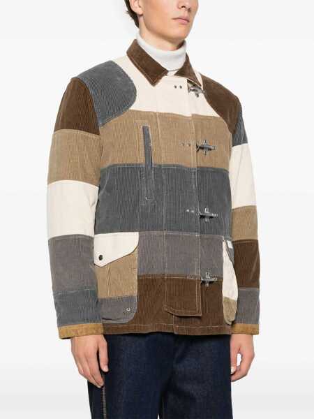 Geci Fay Fay 4 Velvet Patchwork Hooks - Fay Archive WHITE, GRAY, BROWN Barbati (BM 16202601) 3