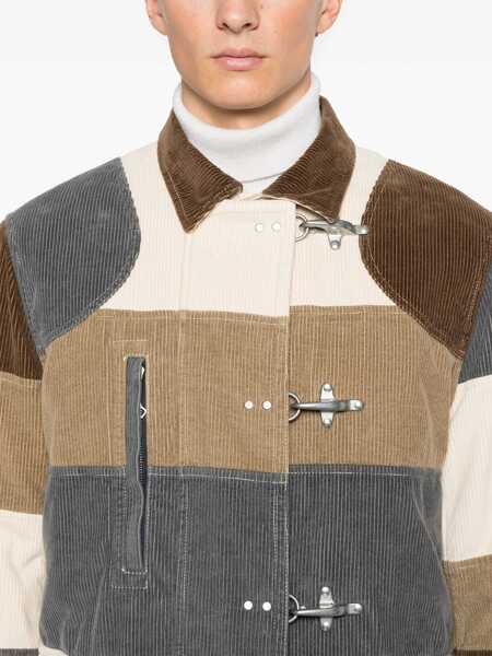 Geci Fay Fay 4 Velvet Patchwork Hooks - Fay Archive WHITE, GRAY, BROWN Barbati (BM 16202601) 5