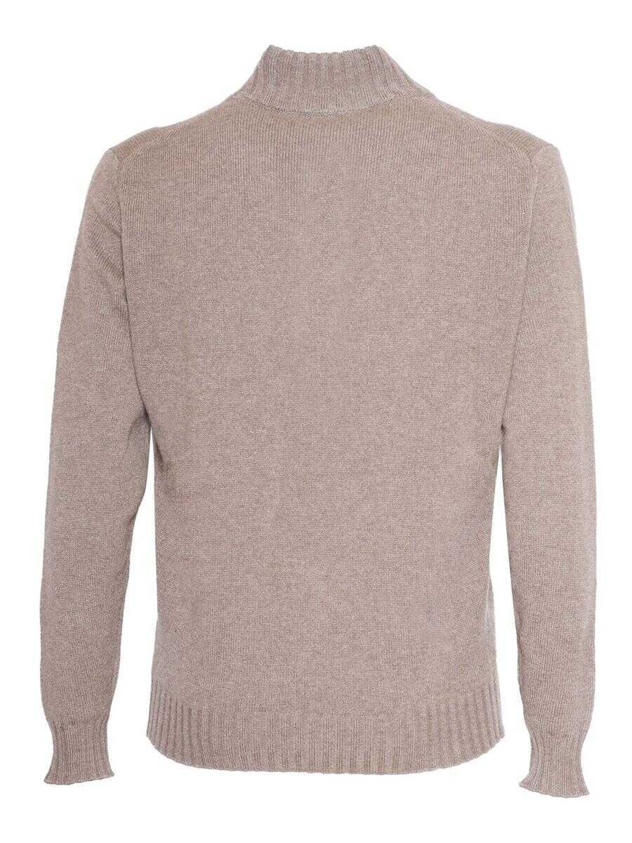 Pulovere Phi Fdl Phi Fdl Girocoll BROWN Barbati (BM 16202877) 2