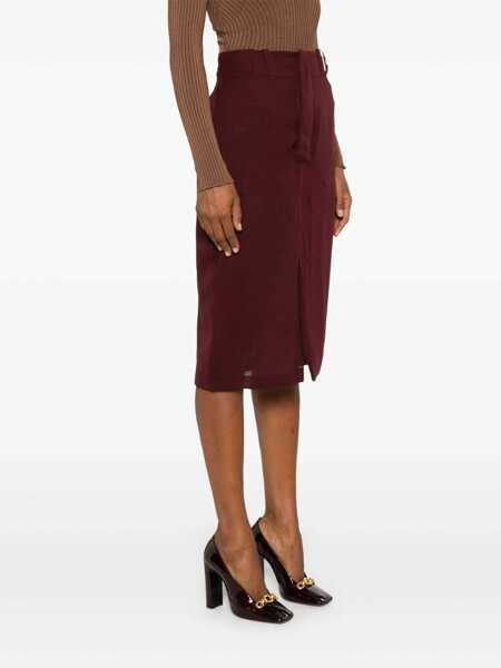 Fuste Saint Laurent Saint Laurent  Skirts Purple Femei (BM 16206675) 3