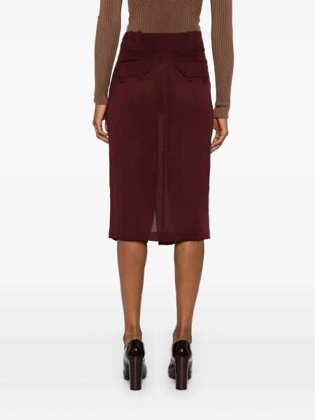 Fuste Saint Laurent Saint Laurent  Skirts Purple Femei (BM 16206675) 4