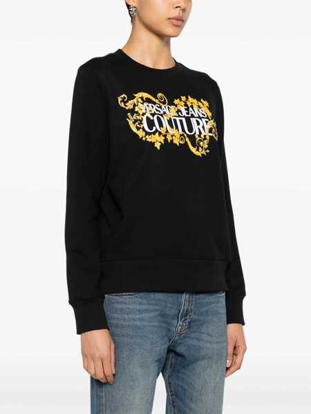 Bluze de trening Versace Jeans Couture Sweatshirt With Logo BLACK Femei (BM 16209420) 3
