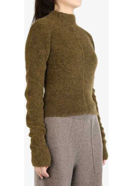 Pulovere casual Rick Owens Turtleneck Shirt WHITE Femei (BM 16209459) 2