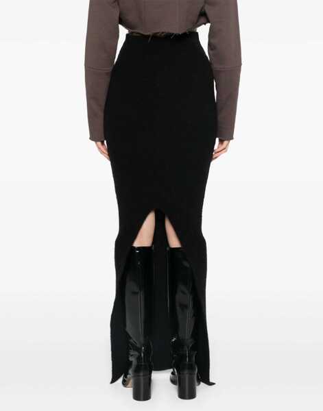 Fuste casual Rick Owens Knit Skirt BLACK Femei (BM 16209474) 4