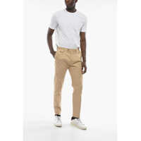 Pantaloni casual Cruna pentru Barbati - Pantaloni casual Cruna Smooth Fit Raval Single-Pleat Pants Beige Barbati (BM 16209546) - B-mall.ro