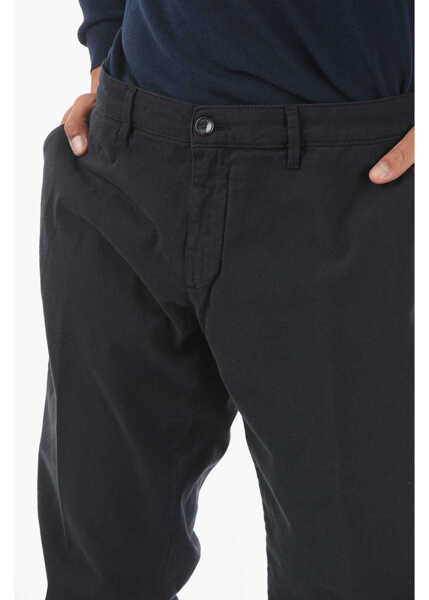 Pantaloni casual Cruna Belt Loop Newtown.l. Chino Pants Blue Barbati (BM 16209579) 3