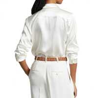 Camasi Ralph Lauren Dama - Camasi Ralph Lauren Ralph Lauren Silk Shirt Ivory Femei (BM 16209786) - B-mall.ro