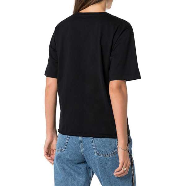 Tricouri Saint Laurent Saint Laurent Cotton Logo T-Shirt Black Femei (BM 16209801) 3