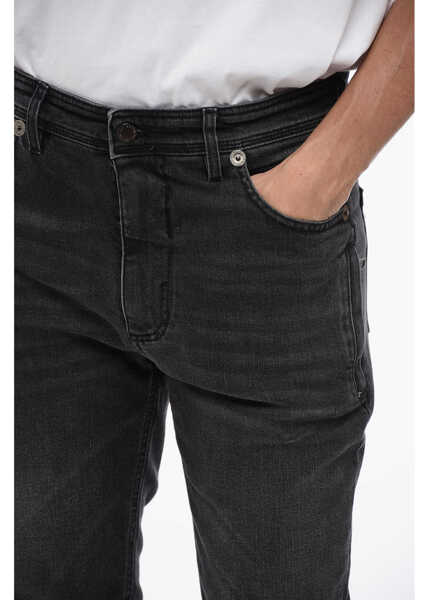 Blugi slim fit Neil Barrett Skinny Fit Nick Stone Washed Denims 14Cm Black Barbati (BM 16209876) 3