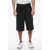 Neil Barrett Multipocketed Cotton Blend Shorts With Belt Loops Black