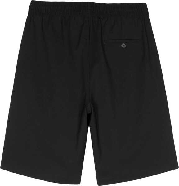 Pantaloni scurti Neil Barrett Wool Blend Jordan Shorts With Elastic Waistband Black Barbati (BM 16209903) 2