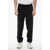 Neil Barrett Linen Blend Rem Pants With Elastic Waistband Black