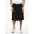 Neil Barrett Viscose Blend Jordan Shorts With Elastic Waistband Black