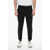 Neil Barrett Low-Rise Viscose Blend Pants With Elastic Waistband Black