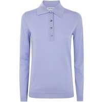 Pulovere Goes Botanical Long Sleeves Merinos Extrafine Super 140`S Polo Sweater Clothing Femei